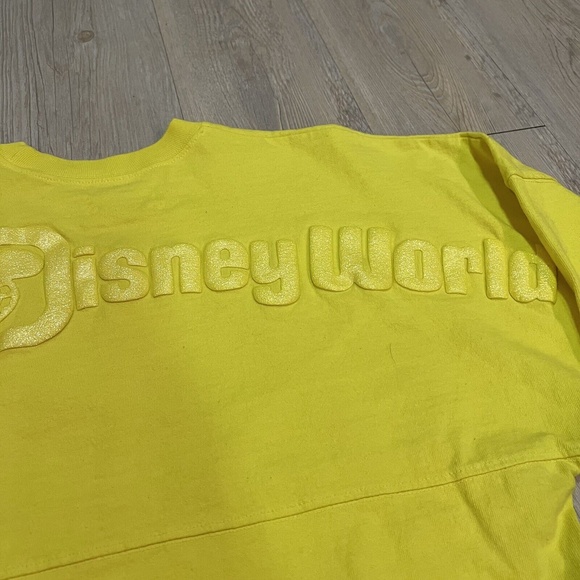 Disney WDW Dapper Day Sunshine Yellow Spirit Jersey Sweater Sz X Small XS - Picture 3 of 8